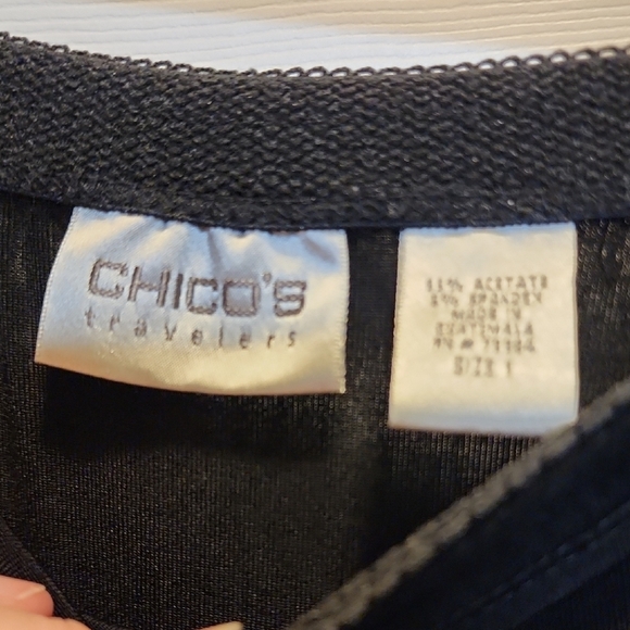 Chico's Black Asymmetrical Skirt - Picture 2 of 7